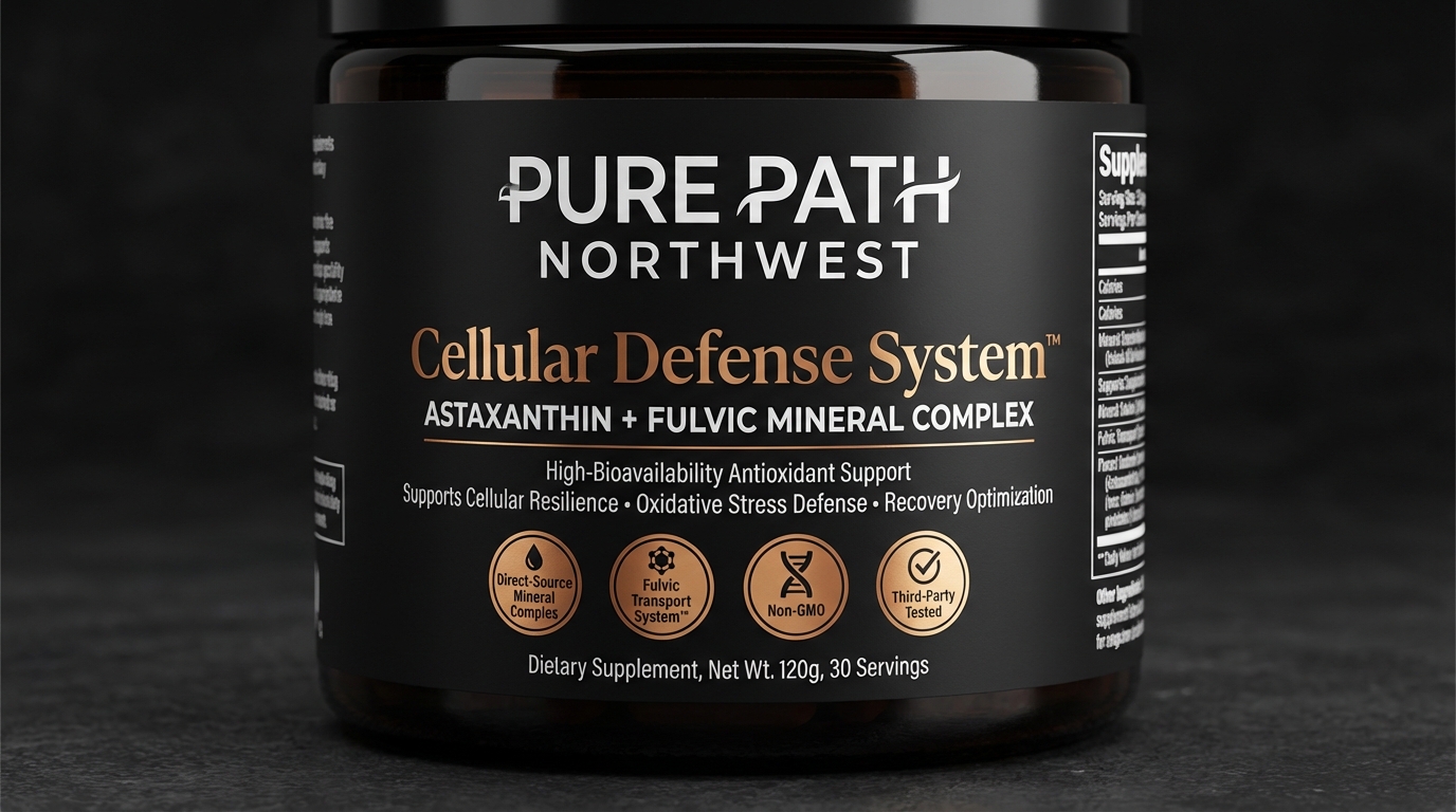 Pure Path Northwest Fulvic Acid — Premium Cold-Extracted Mineral Supplement